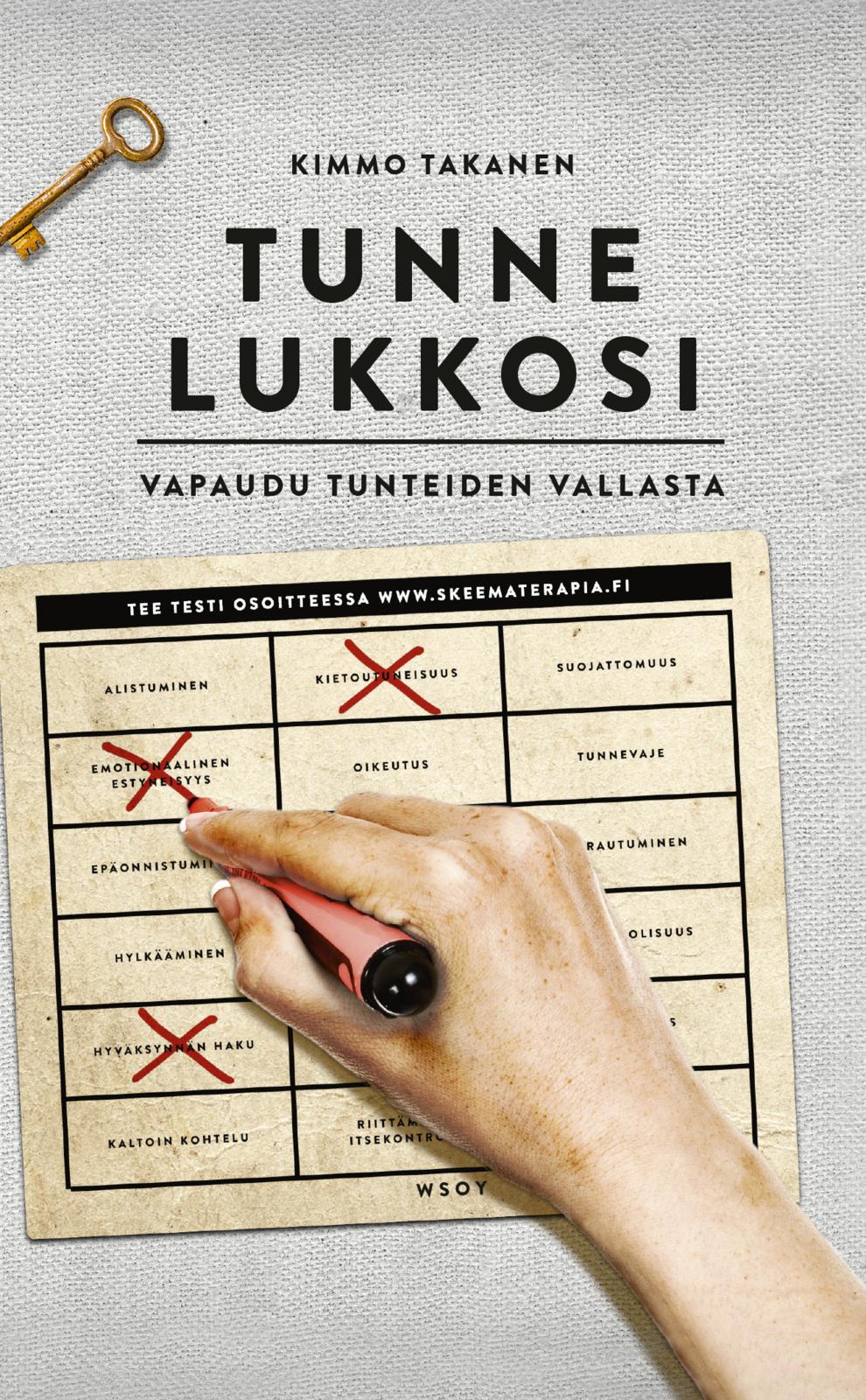 Etukansi. Kimmo Takanen Tunne lukkosi