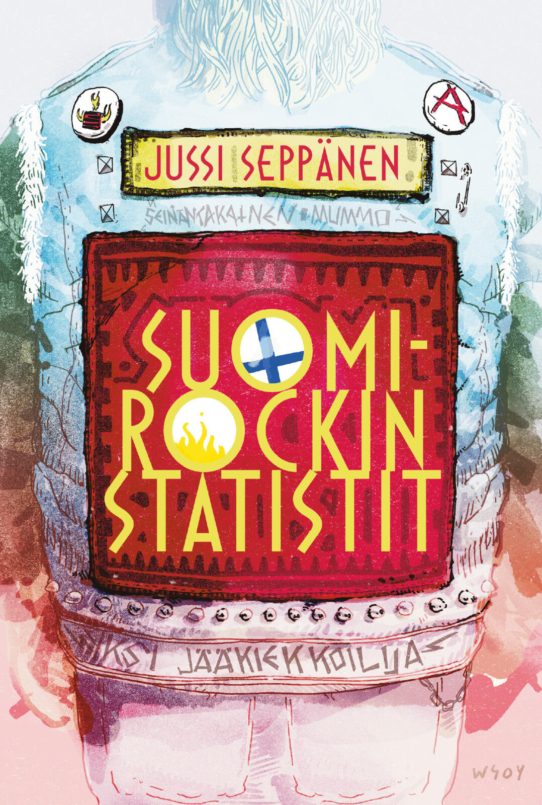 Etukansi. Jussi Seppänen Suomirockin statistit 