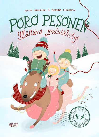 Etukansi. Maija Niinimäki Poro Pesonen: Yllättävä joululähetys