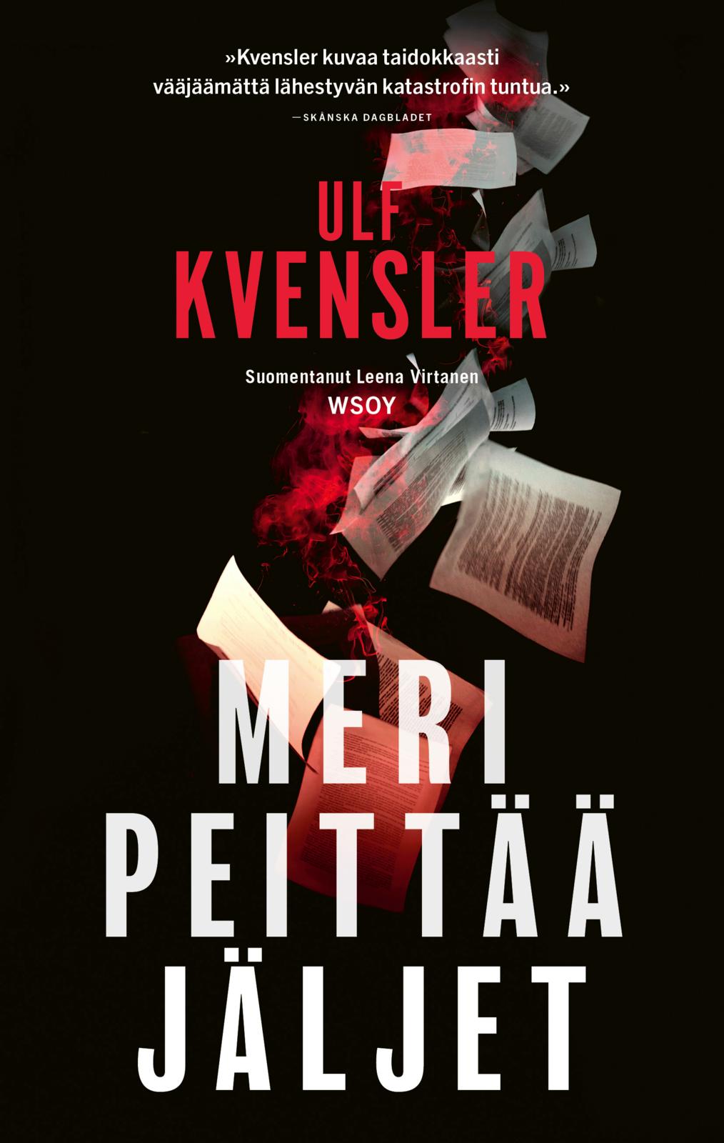 Etukansi. Ulf Kvensler Meri peittää jäljet