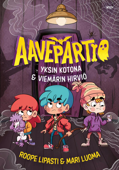 Etukansi. Roope Lipasti Aavepartio: Yksin kotona ja Viemärin hirviö