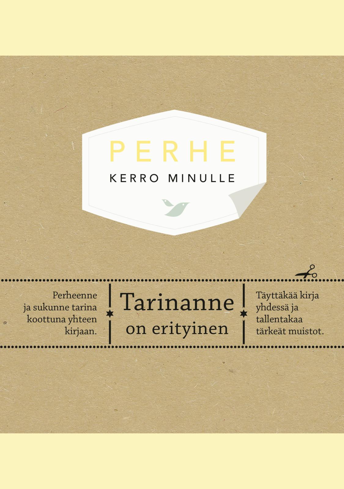 Etukansi. Elma van Vliet Perhe. Kerro minulle