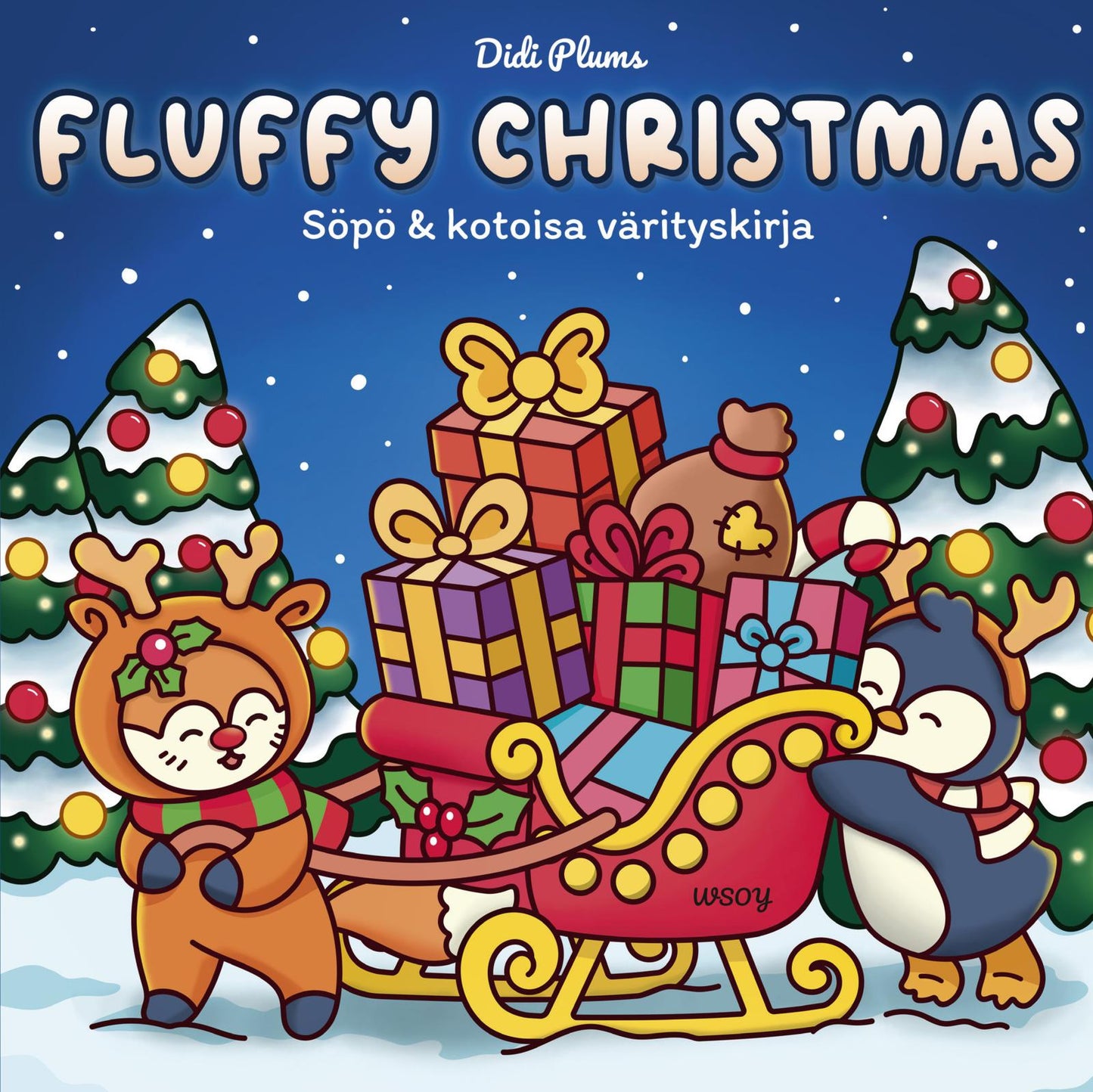 Etukansi. Didi Plums Fluffy Christmas