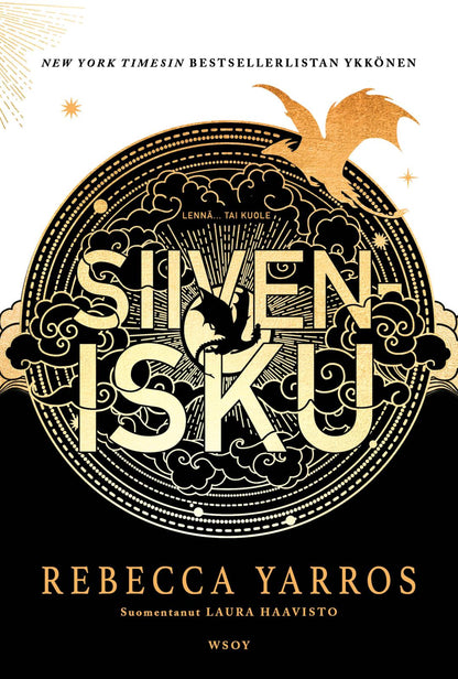 Etukansi. Rebecca Yarros Siivenisku (erikoislaitos) 