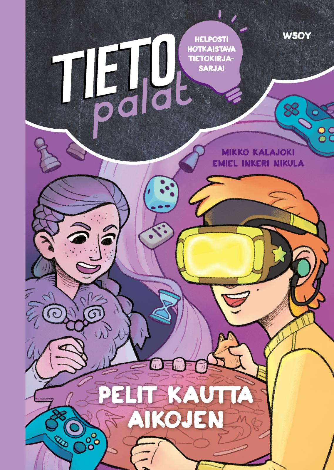 Etukansi. Mikko Kalajoki Tietopalat: Pelit kautta aikojen