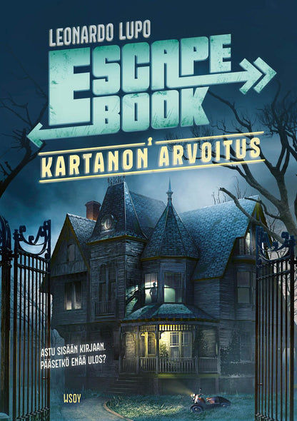 Etukansi. Leonardo Lupo Escape Book: Kartanon arvoitus