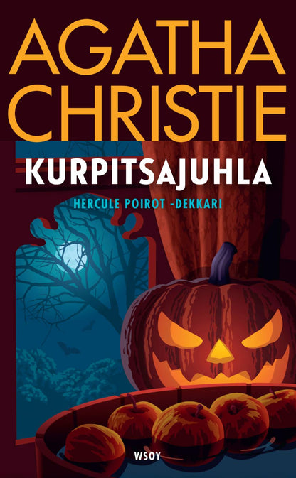 Etukansi. Agatha Christie Kurpitsajuhla
