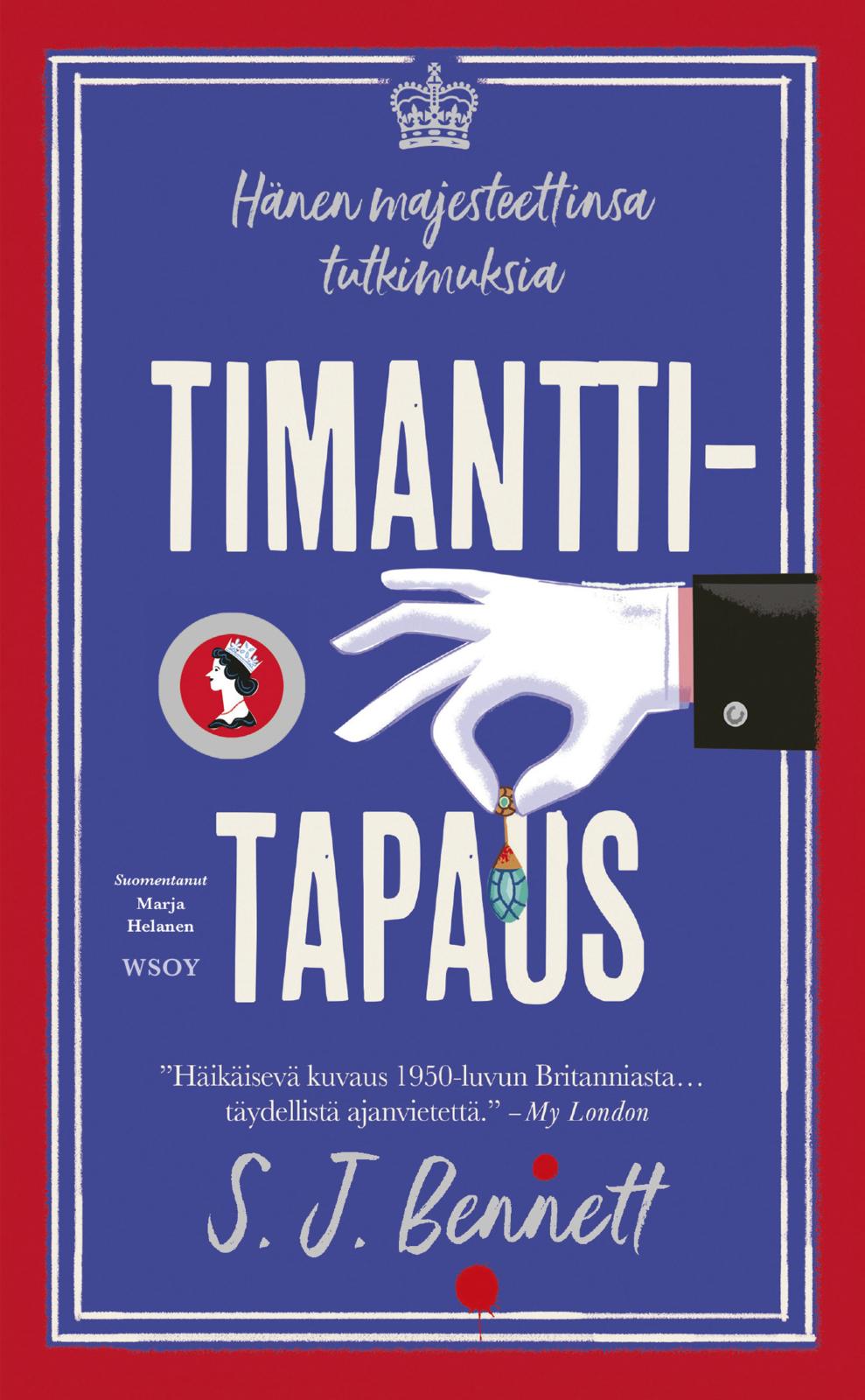 Etukansi. S. J. Bennett Timanttitapaus