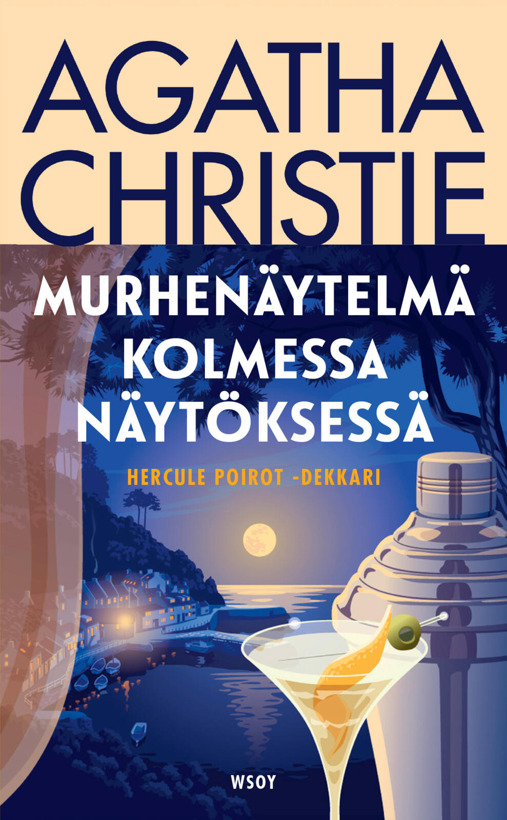 Etukansi. Agatha Christie Murhenäytelmä kolmessa näytöksessä