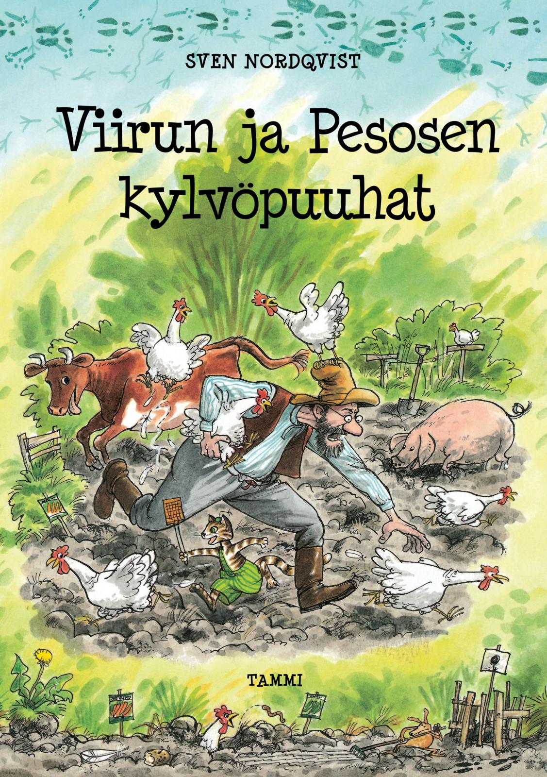 Etukansi. Sven Nordqvist. Viirun ja Pesosen kylvöpuuhat