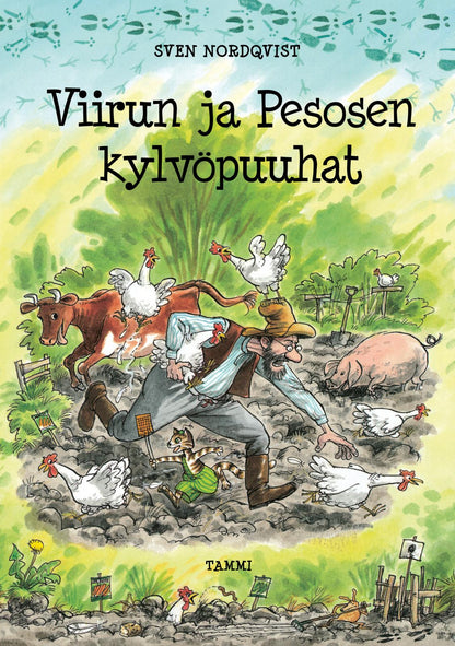 Etukansi. Sven Nordqvist. Viirun ja Pesosen kylvöpuuhat