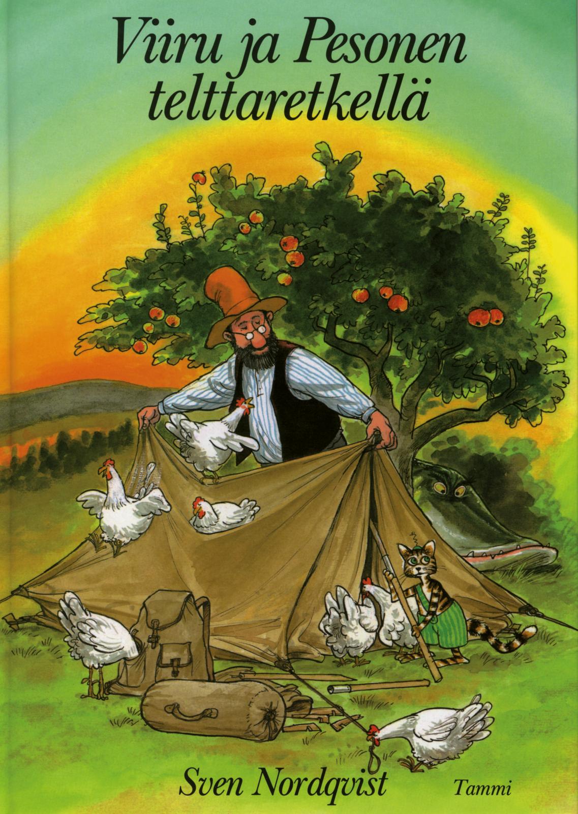 Etukansi. Sven Nordqvist Viiru ja Pesonen telttaretkellä