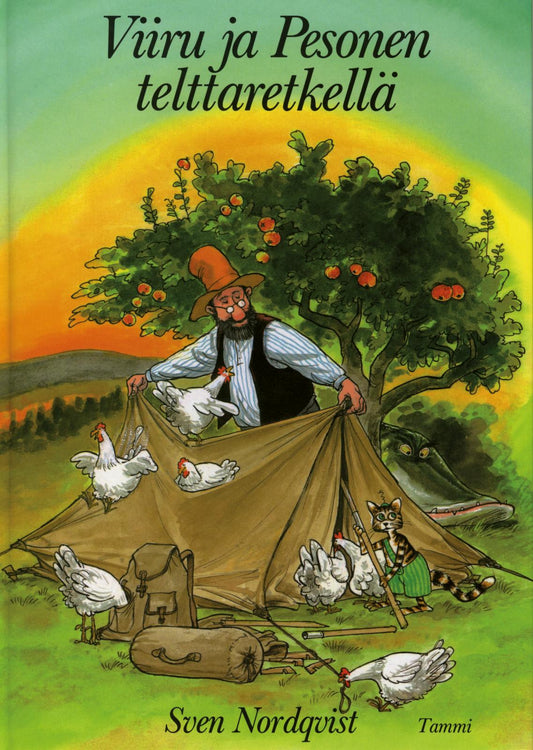 Etukansi. Sven Nordqvist. Sven Nordqvist. Viiru ja Pesonen telttaretkellä.