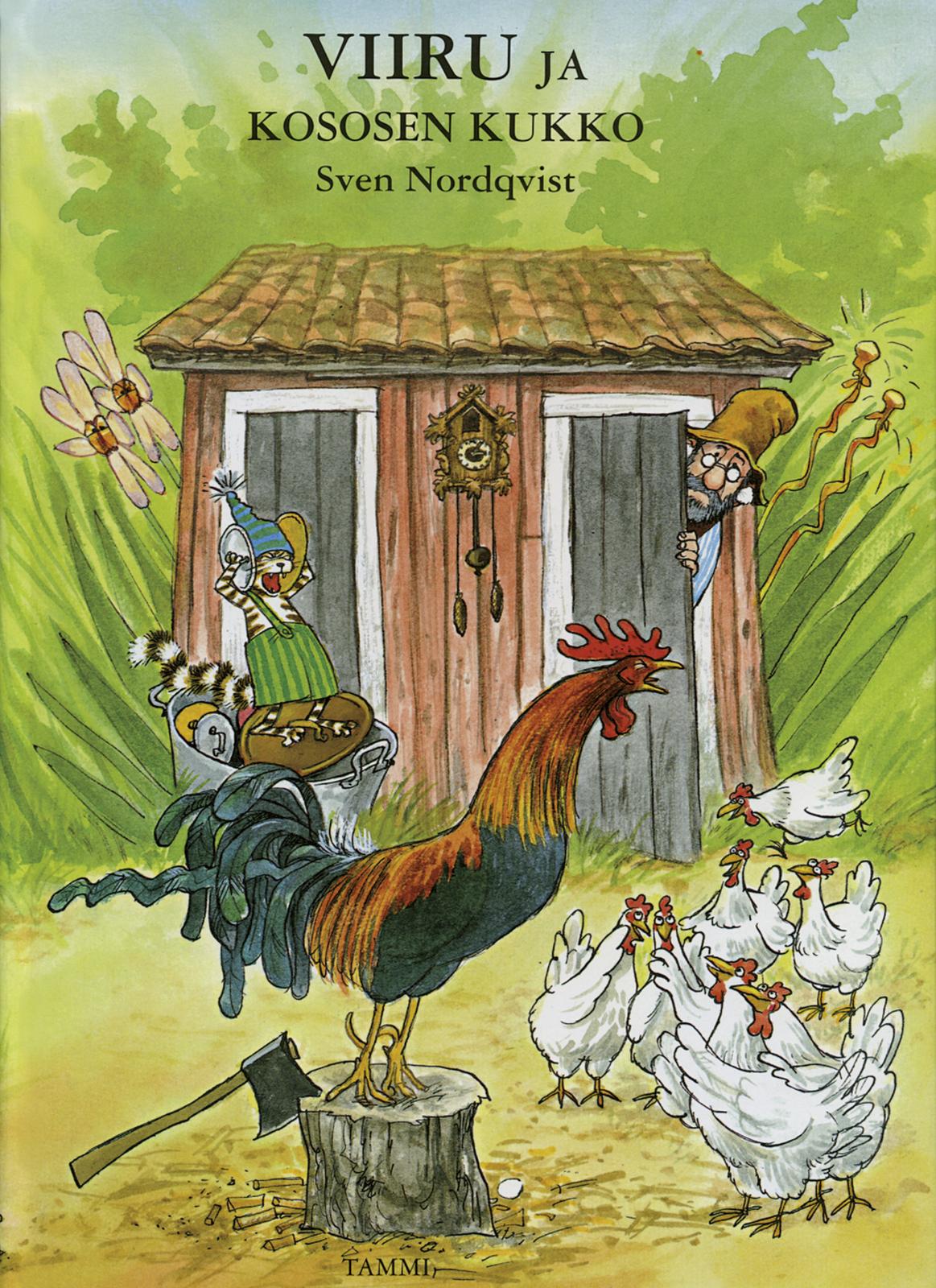 Etukansi. Sven Nordqvist. Viiru ja Kososen kukko