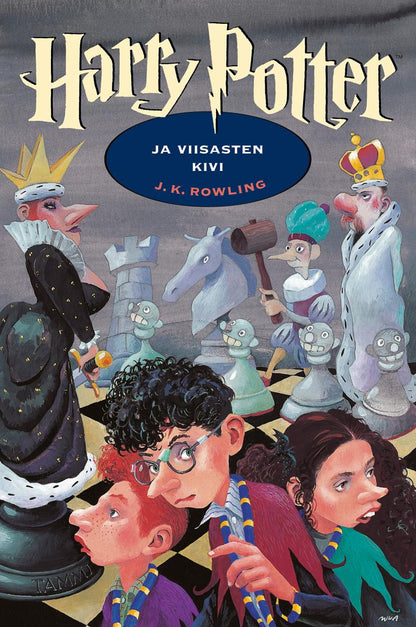 Etukansi. J.K. Rowling Harry Potter ja viisasten kivi