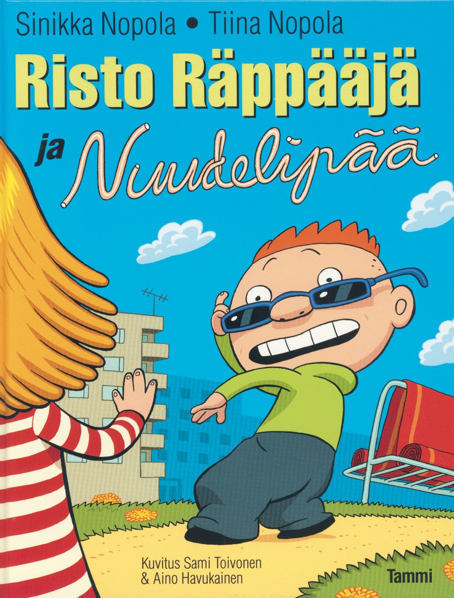 Etukansi. Sinikka Nopola. Risto Räppääjä ja Nuudelipää