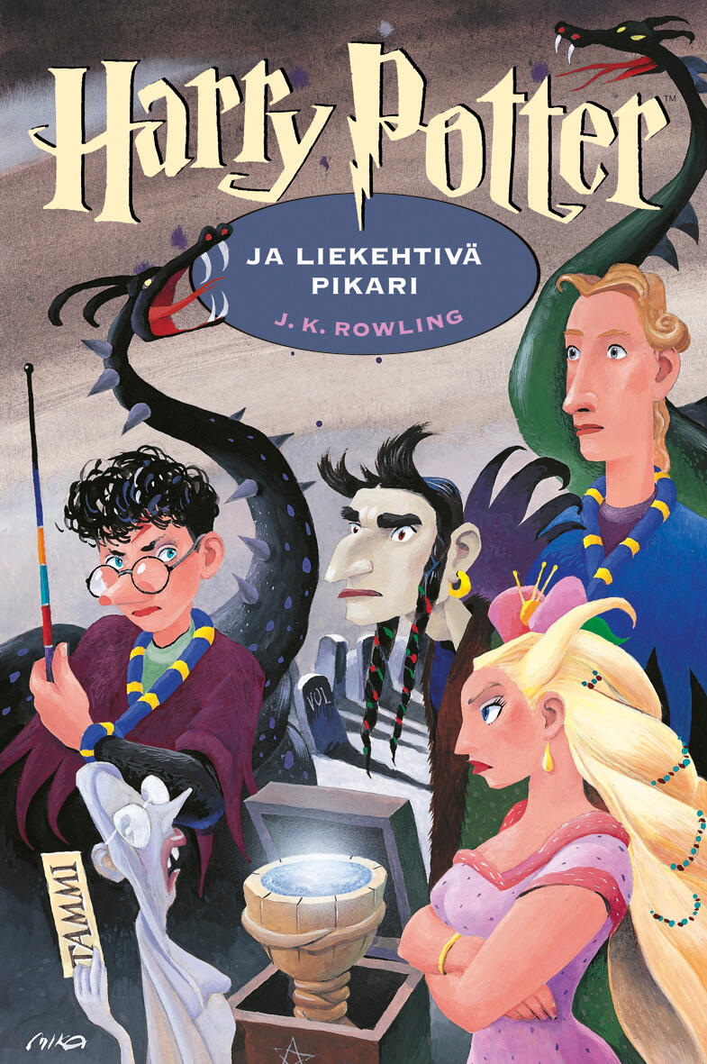 Etukansi. J. K. Rowling Harry Potter ja liekehtivä pikari