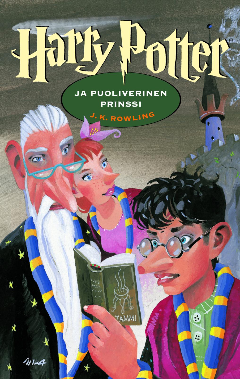 Etukansi. J. K. Rowling Harry Potter ja puoliverinen prinssi