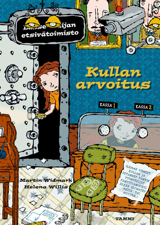 Etukansi. Martin Widmark. Helena Willis. Helena Willis. Kullan arvoitus. Lasse-Maijan etsivätoimisto.