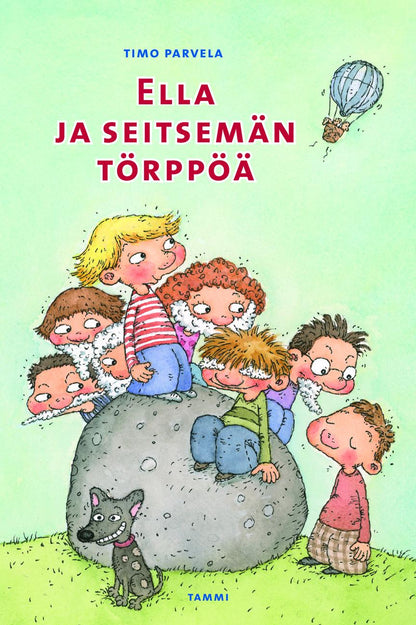 Etukansi. Timo Parvela Ella ja seitsemän törppöä