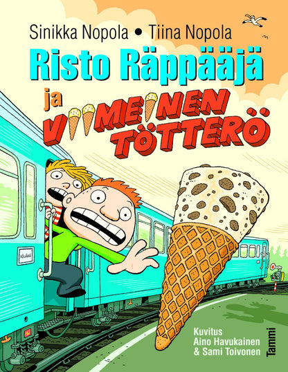 Etukansi. Sinikka Nopola Risto Räppääjä ja viimeinen tötterö