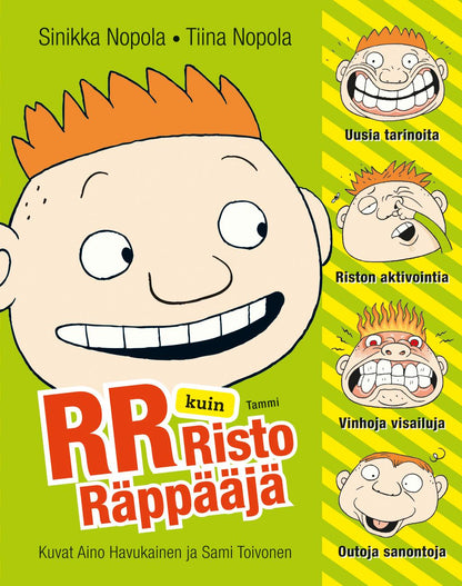 Etukansi. Sinikka Nopola RR kuin Risto Räppääjä