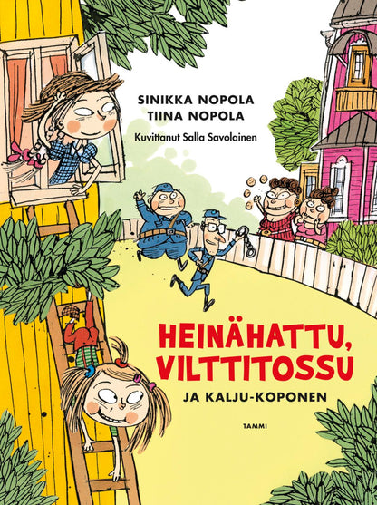 Etukansi. Sinikka Nopola. Heinähattu, Vilttitossu ja Kalju-Koponen