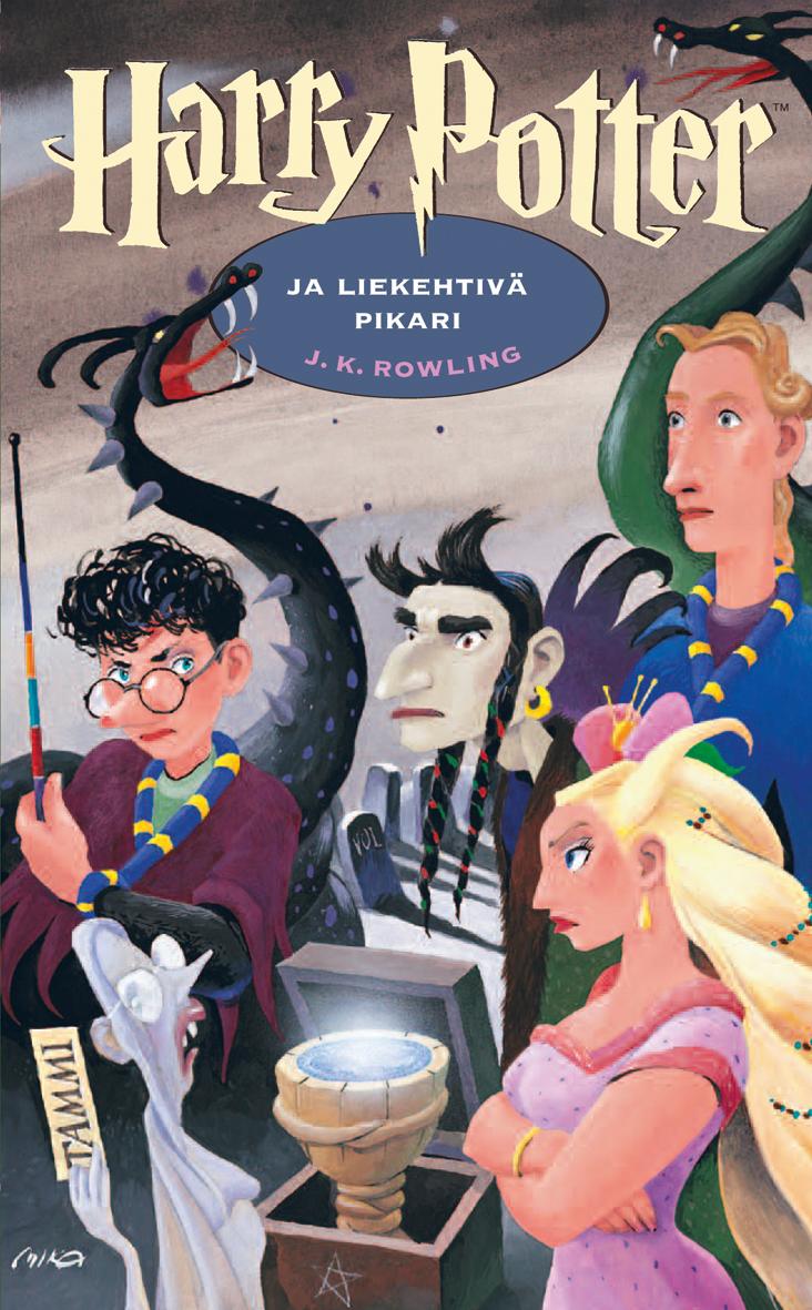 Etukansi. J. K. Rowling Harry Potter ja liekehtivä pikari