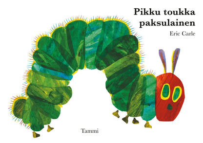 Etukansi. Eric Carle Pikku toukka paksulainen, iso pahvikirja