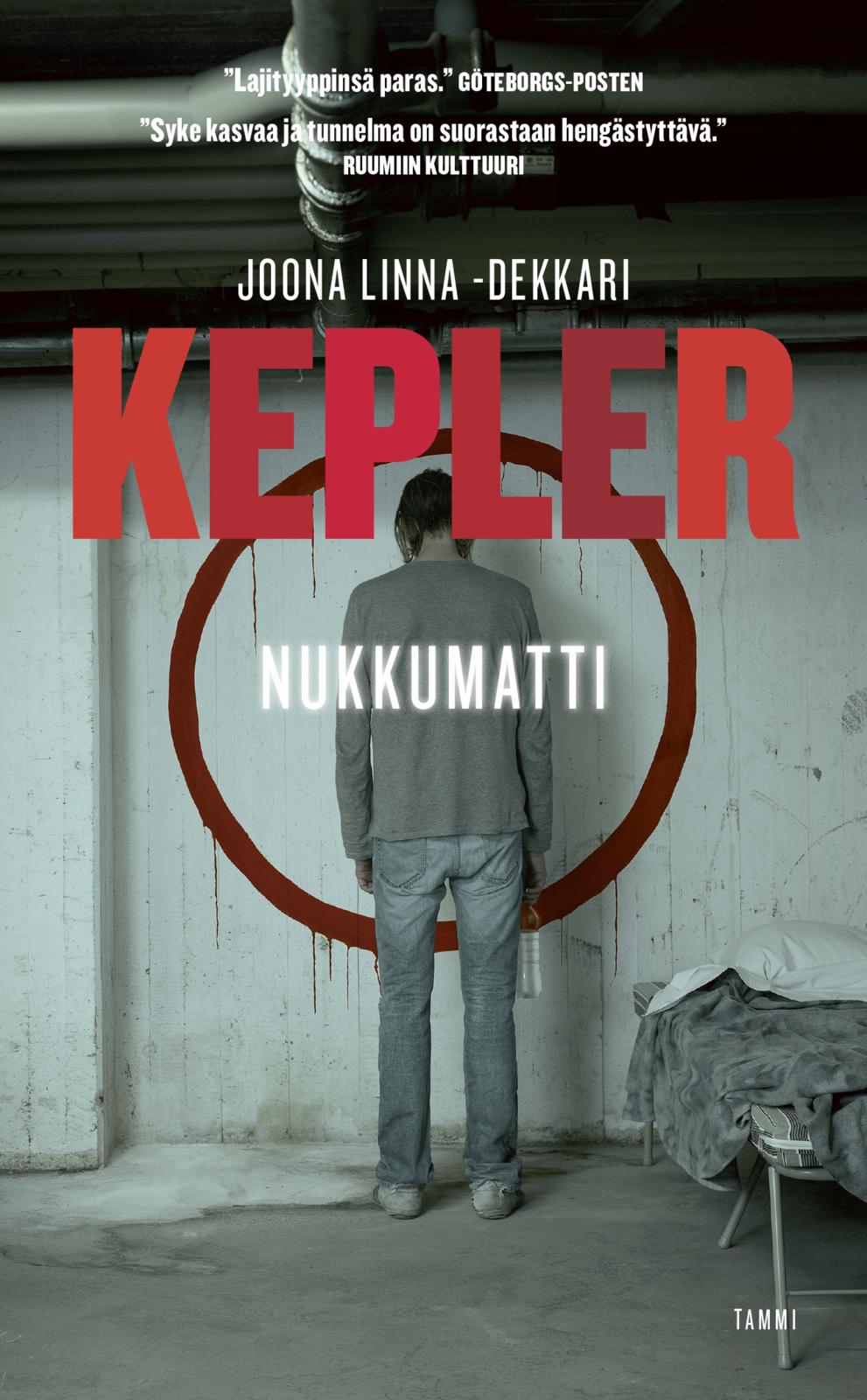 Etukansi. Lars Kepler Nukkumatti