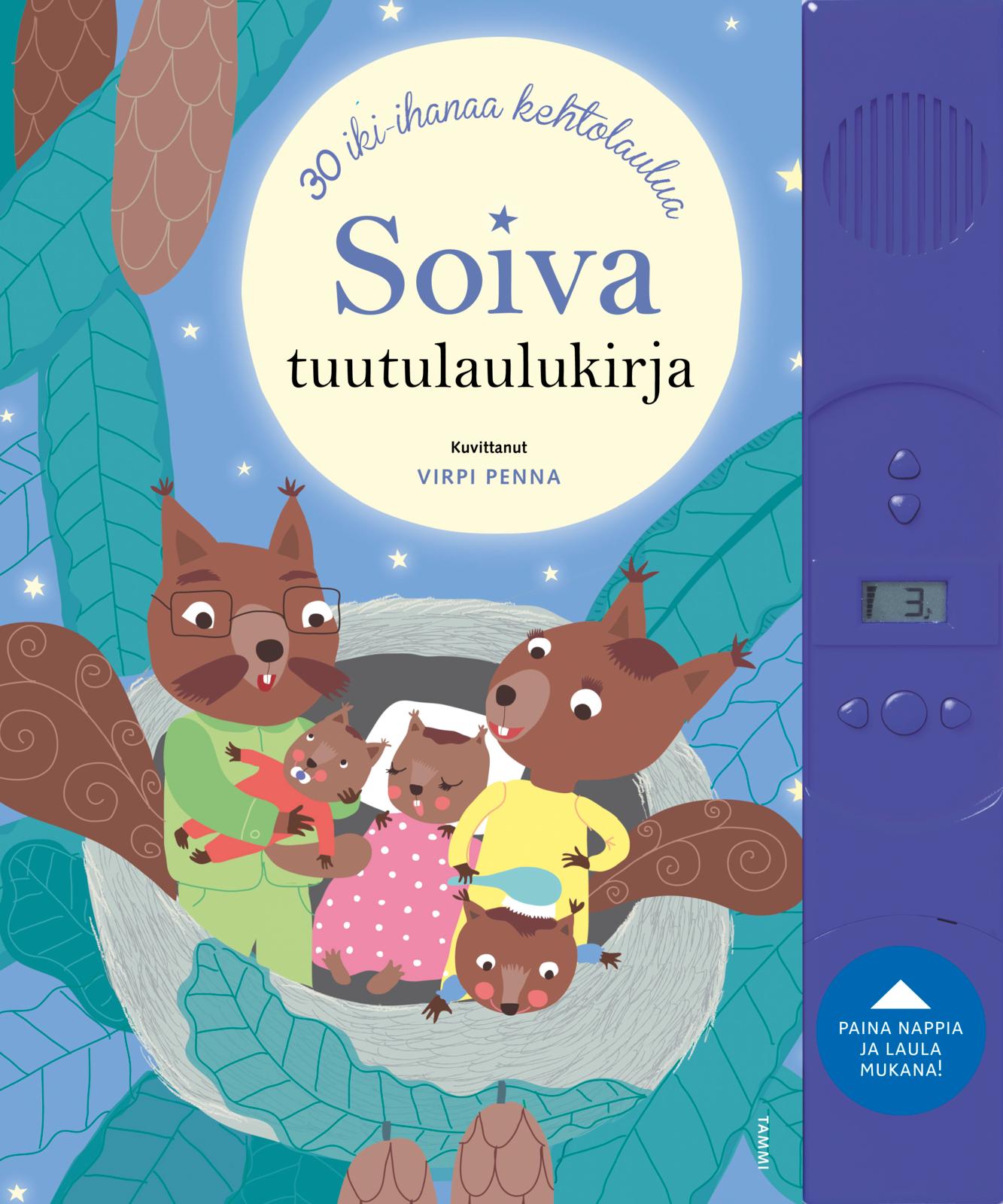 Etukansi. Leena Järvenpää Soiva tuutulaulukirja