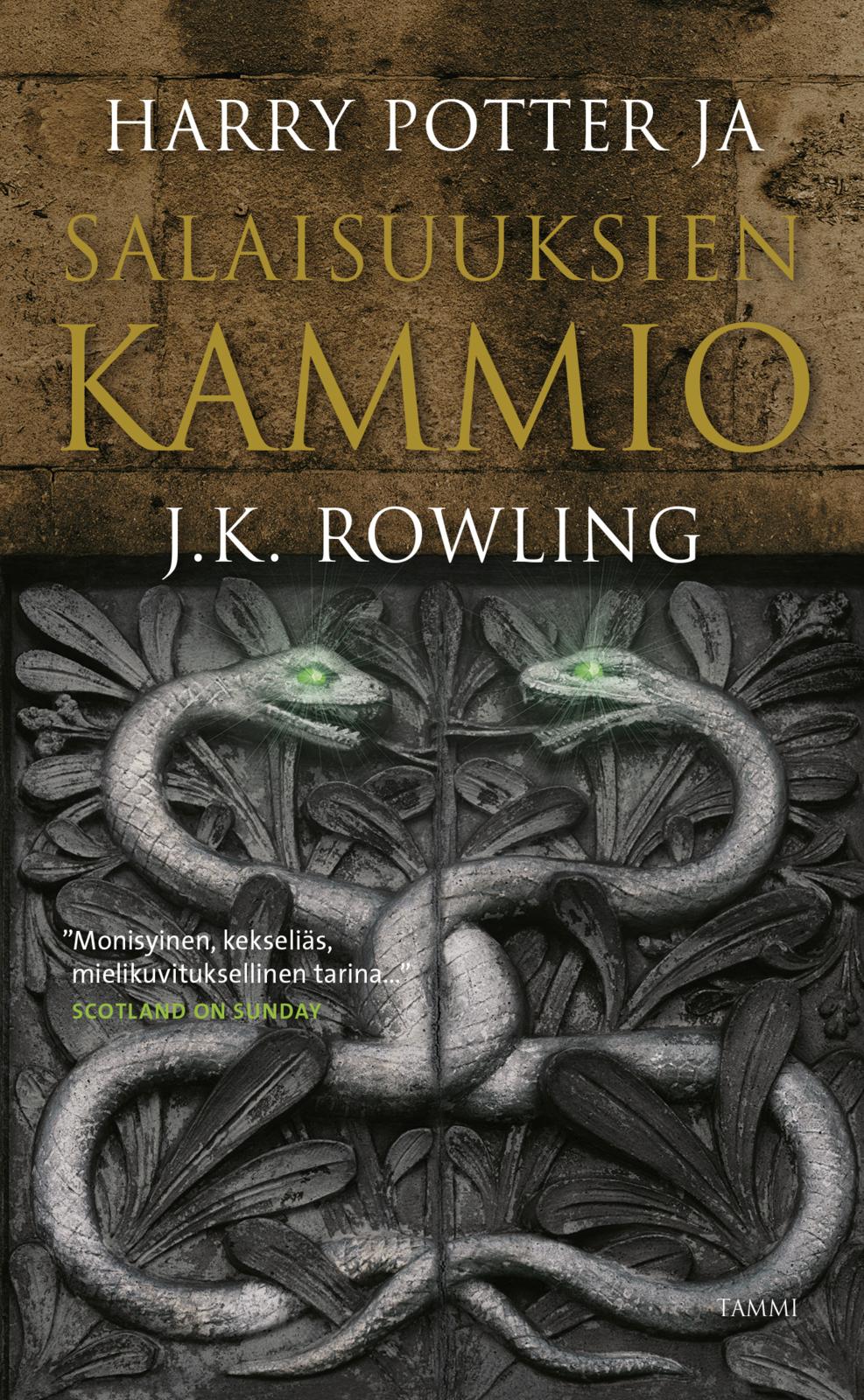 Etukansi. J. K. Rowling Harry Potter ja salaisuuksien kammio
