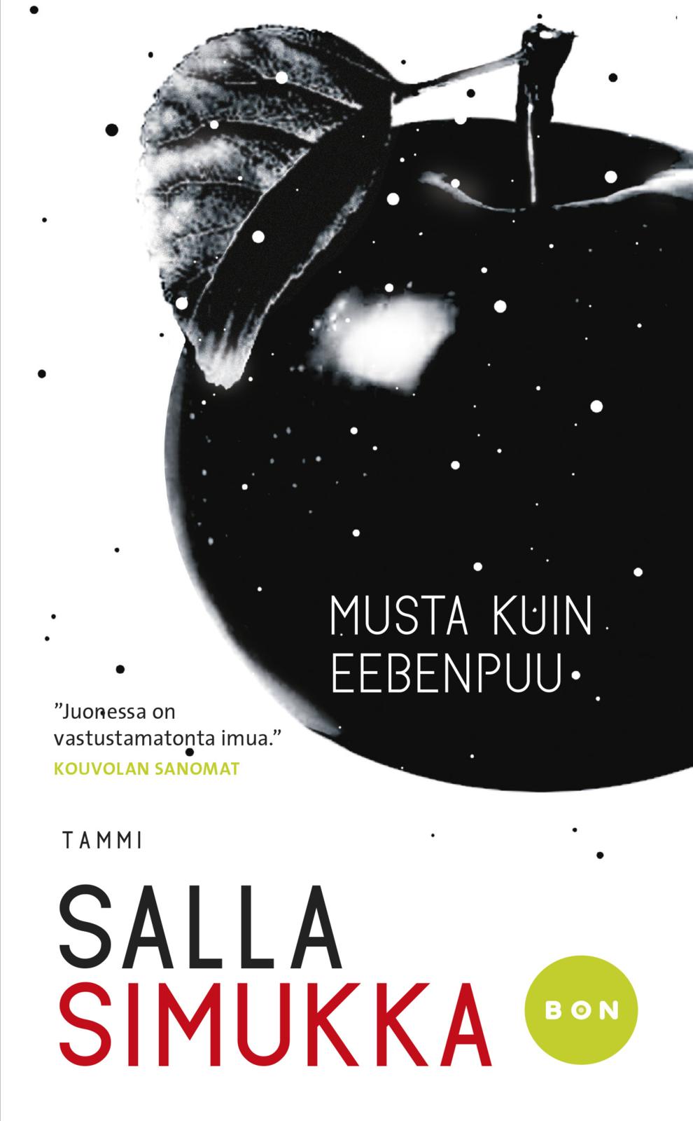 Etukansi. Salla Simukka Musta kuin eebenpuu