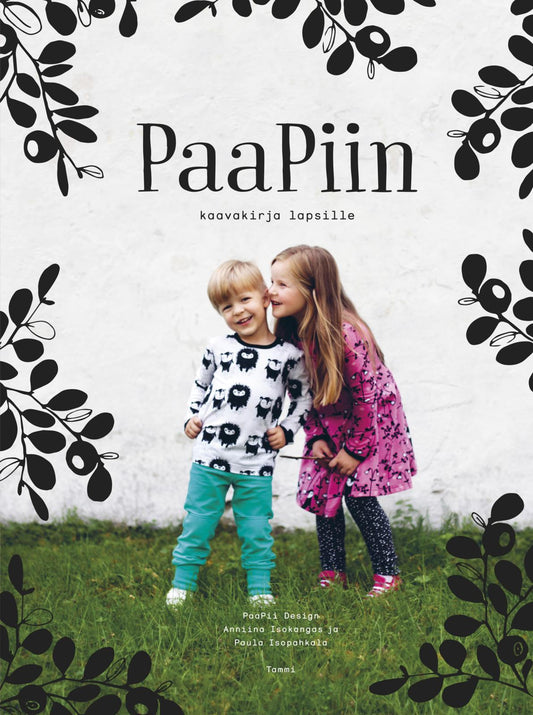 Etukansi. PaaPii Design. PaaPiin kaavakirja lapsille.