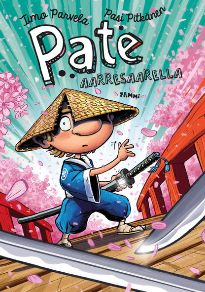 Etukansi. Timo Parvela. Pate aarresaarella