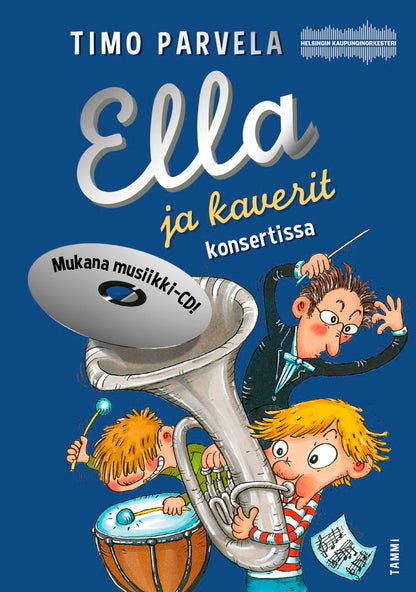 Etukansi. Timo Parvela. Ella ja kaverit konsertissa + CD