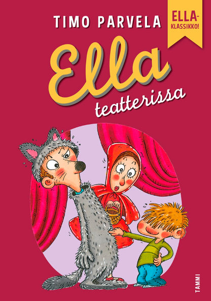 Etukansi. Timo Parvela. Ella teatterissa