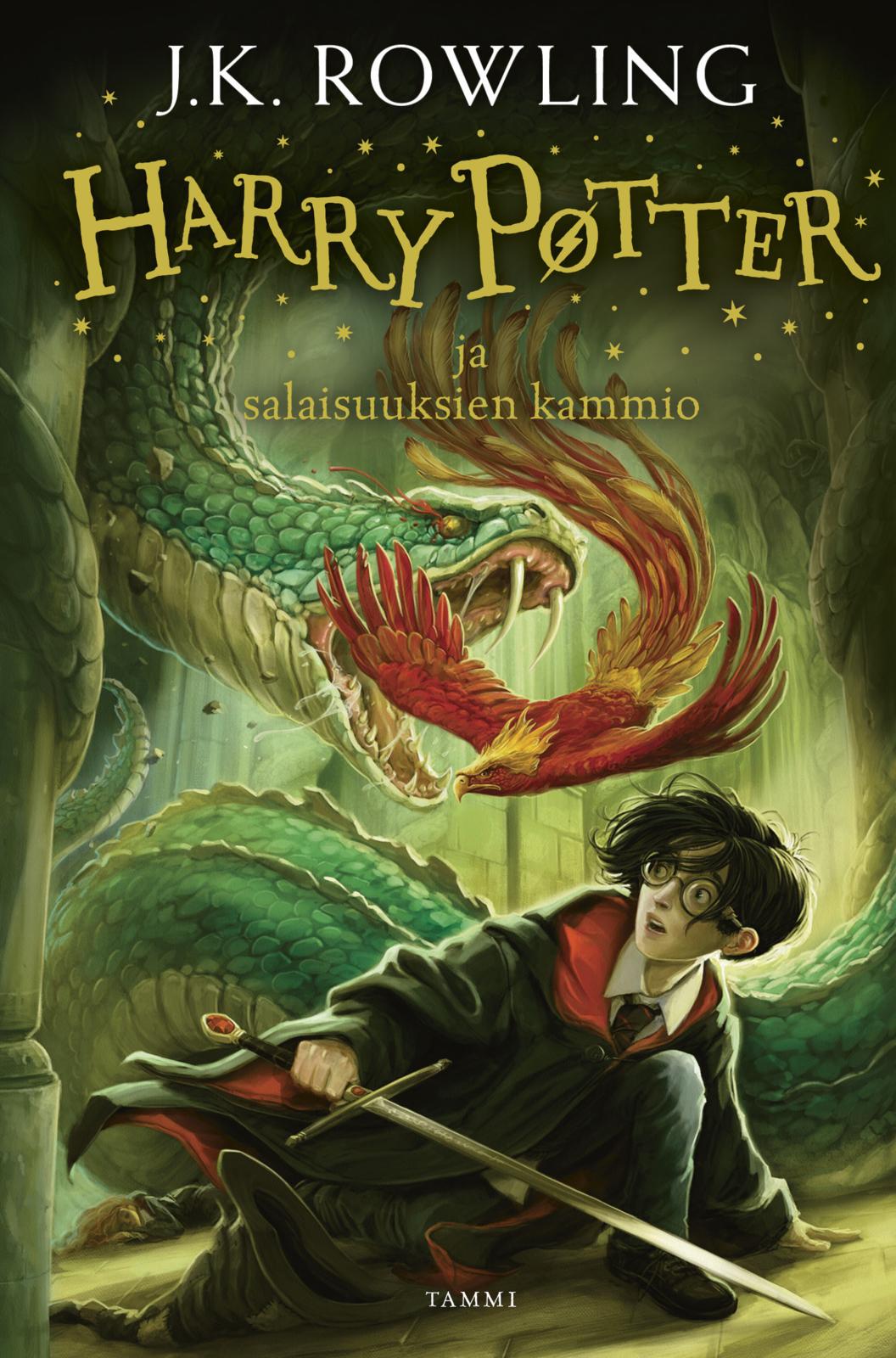 Etukansi. J.K. Rowling. Harry Potter ja salaisuuksien kammio