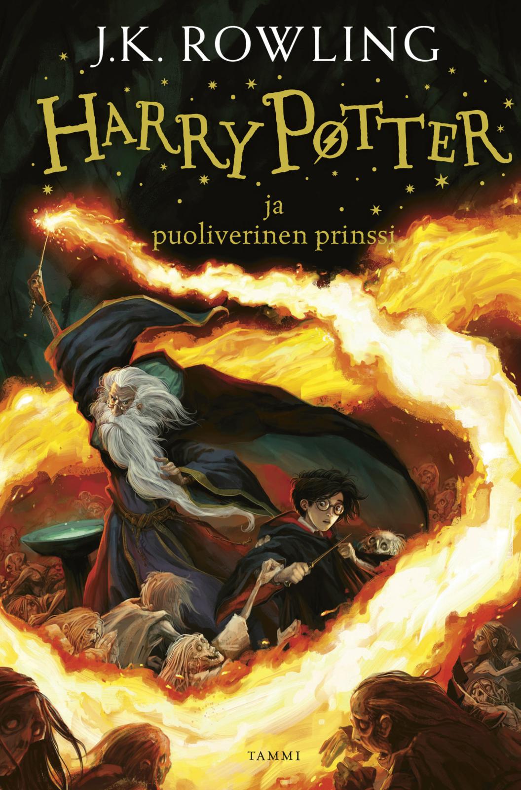 Etukansi. J.K. Rowling. Harry Potter ja puoliverinen prinssi