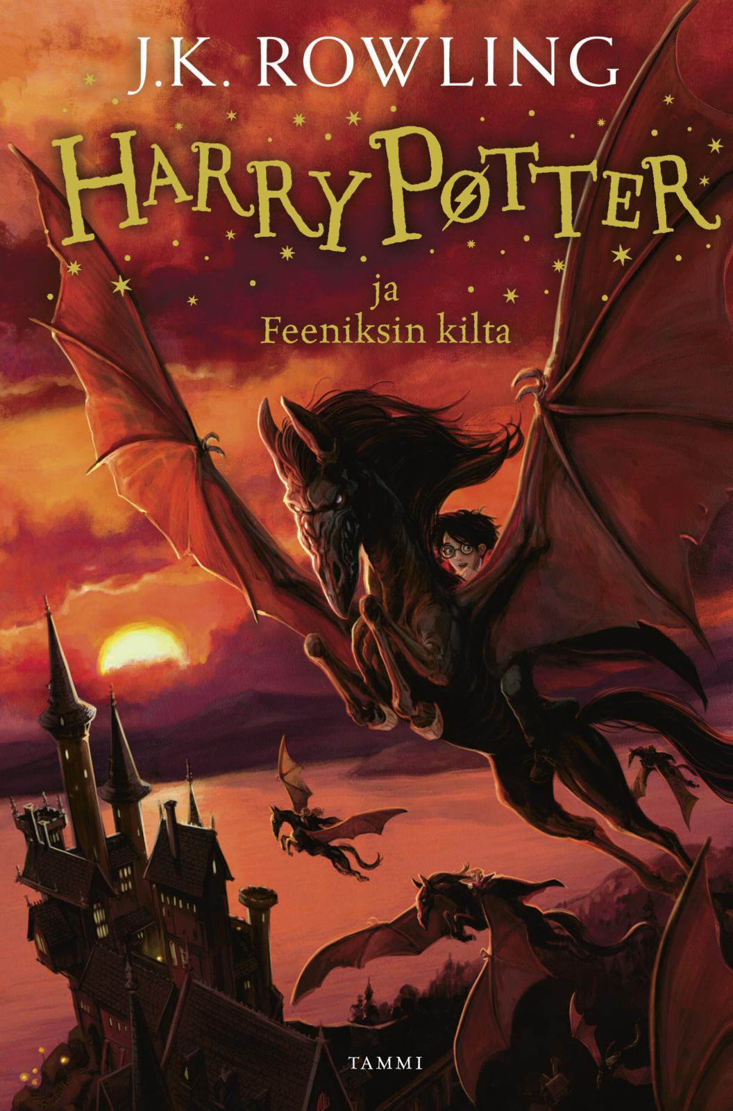 Etukansi. J. K. Rowling Harry Potter ja Feeniksin kilta