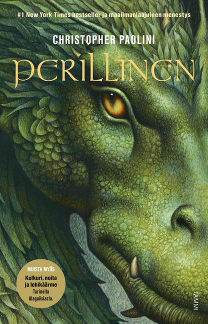 Etukansi. Christopher Paolini Perillinen