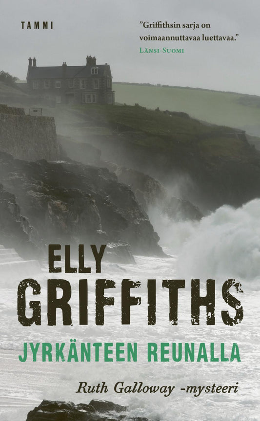 Etukansi. Jyrkänteen reunalla.