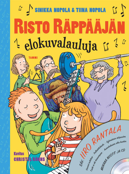 Etukansi. Sinikka Nopola. Risto Räppääjän elokuvalauluja