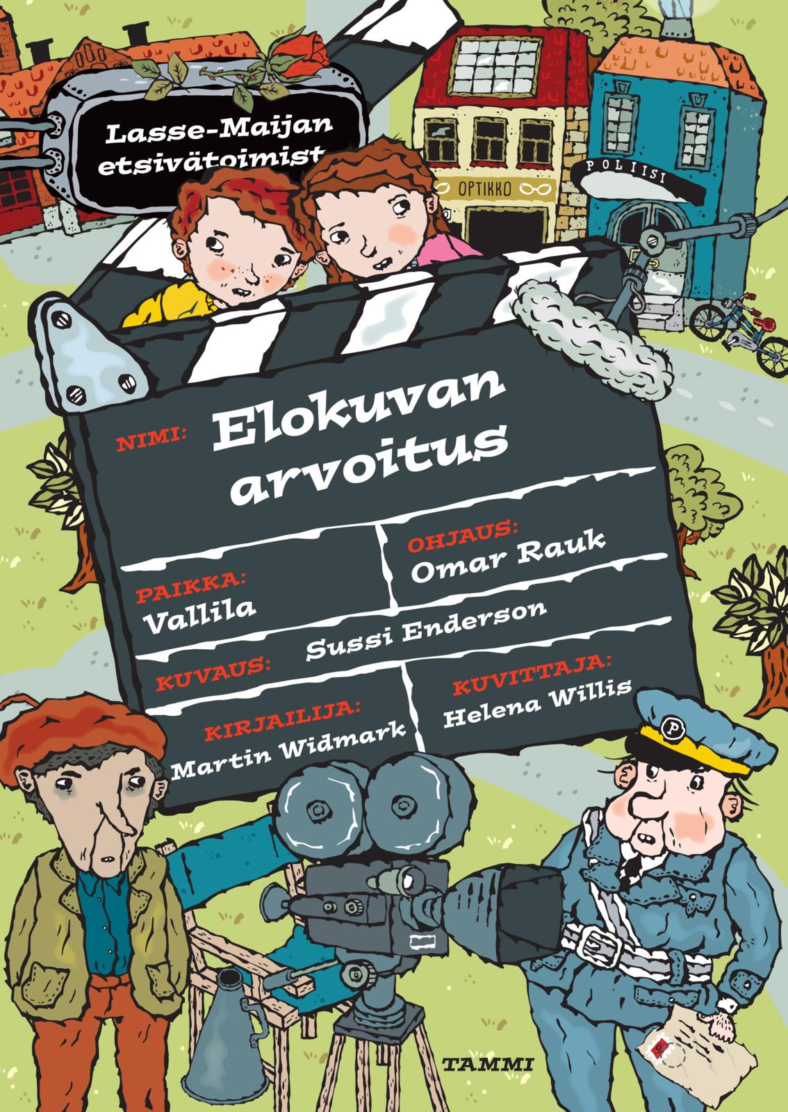 Etukansi. Martin Widmark Elokuvan arvoitus. Lasse-Maijan etsivätoimisto