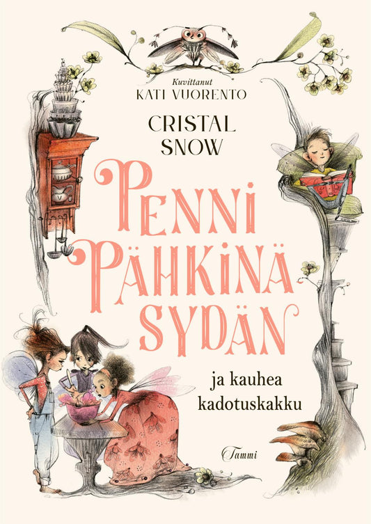 Etukansi. Cristal Snow. Kati Vuorento. Penni Pähkinäsydän ja kauhea kadotuskakku.