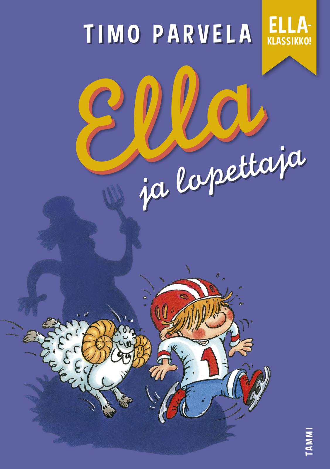 Etukansi. Timo Parvela. Ella ja lopettaja