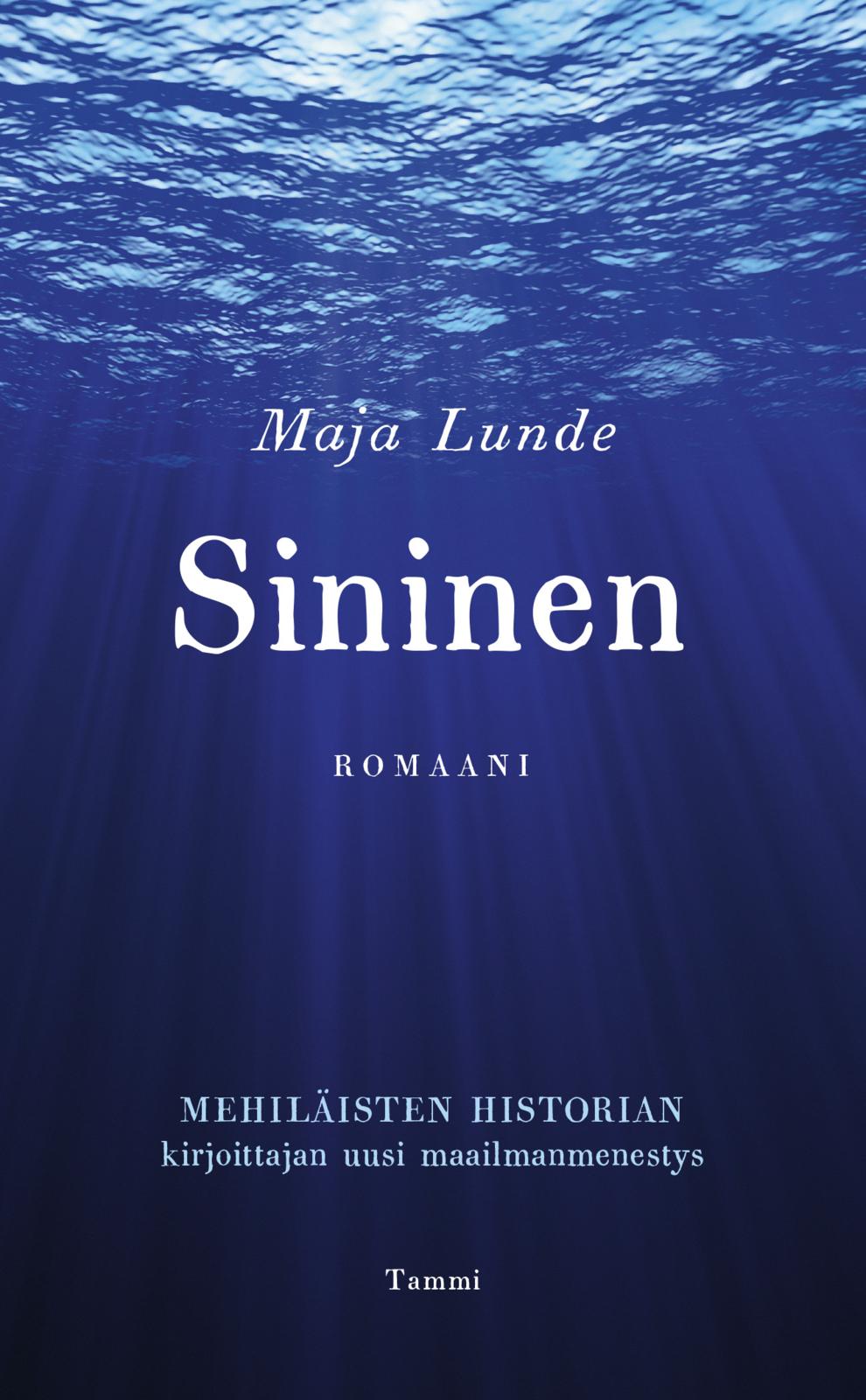 Etukansi. Maja Lunde Sininen