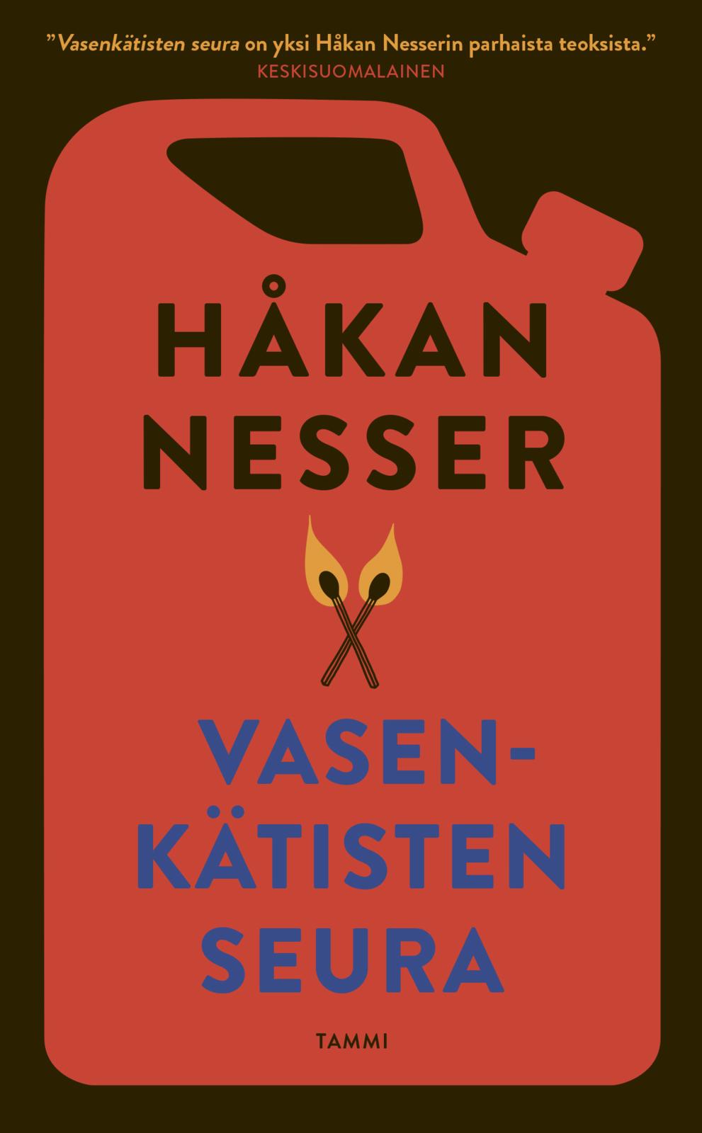 Etukansi. Håkan Nesser Vasenkätisten seura