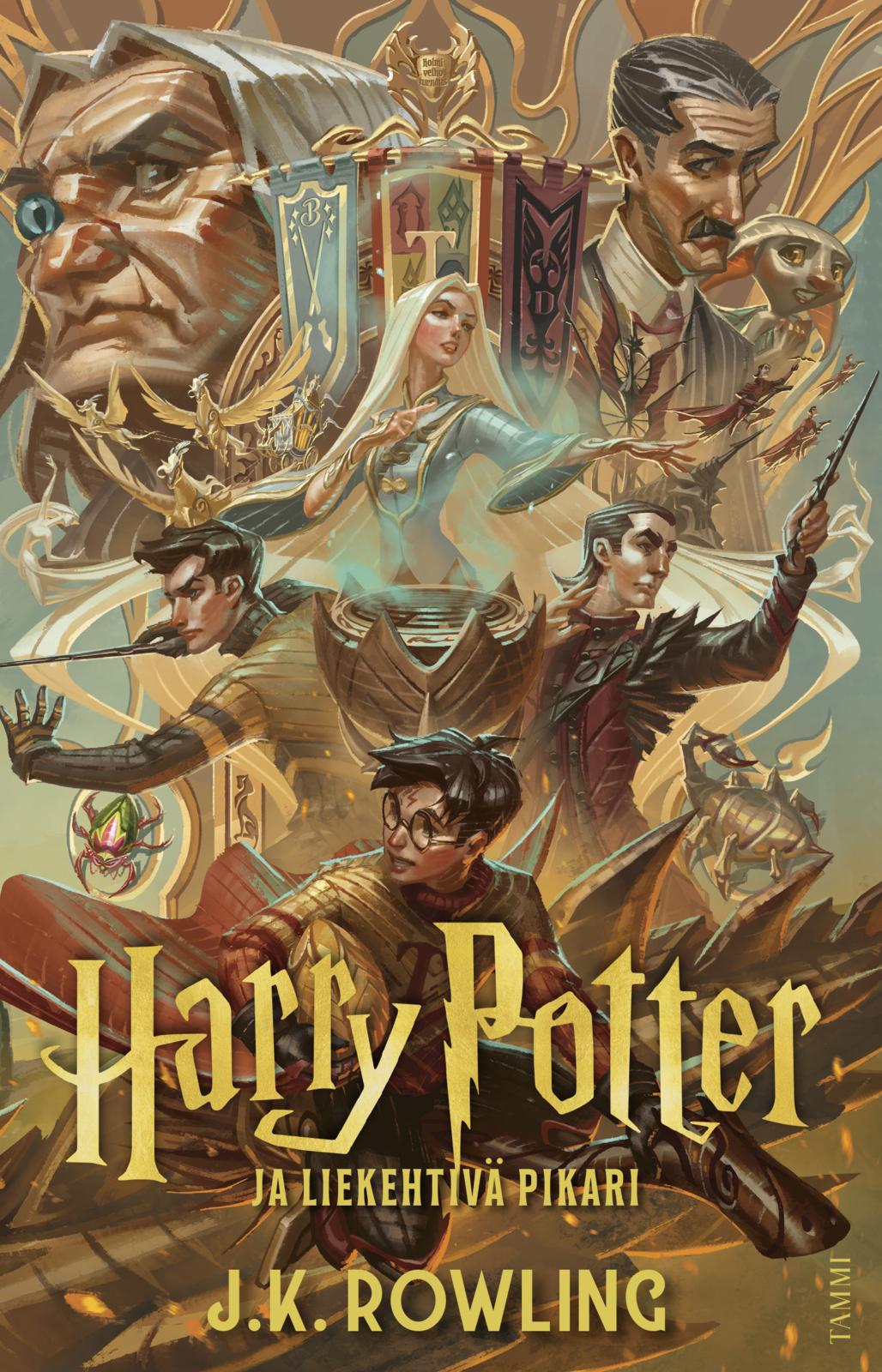 Etukansi. J. K. Rowling Harry Potter ja liekehtivä pikari