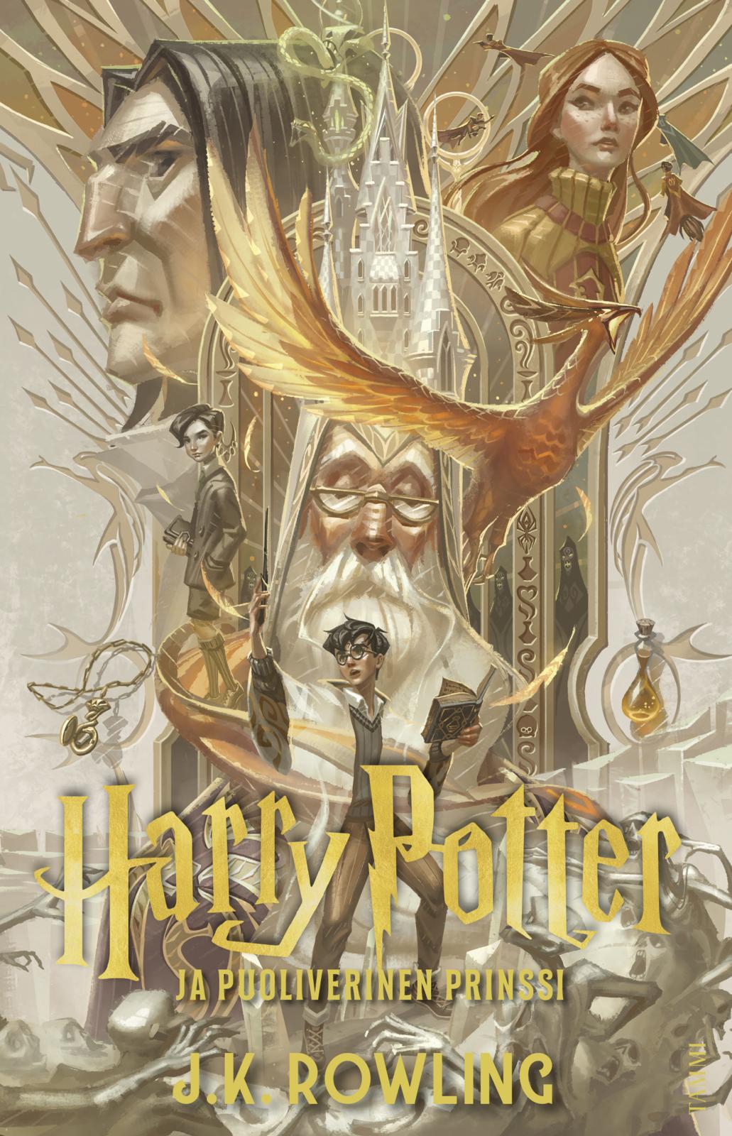 Etukansi. J. K. Rowling Harry Potter ja puoliverinen prinssi